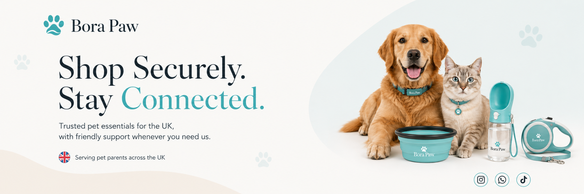 Shop securely with Bora Paw — trusted pet essentials for the UK